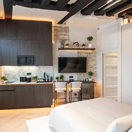 Charming Comfy Marais In Historic Building Appartement Parijs